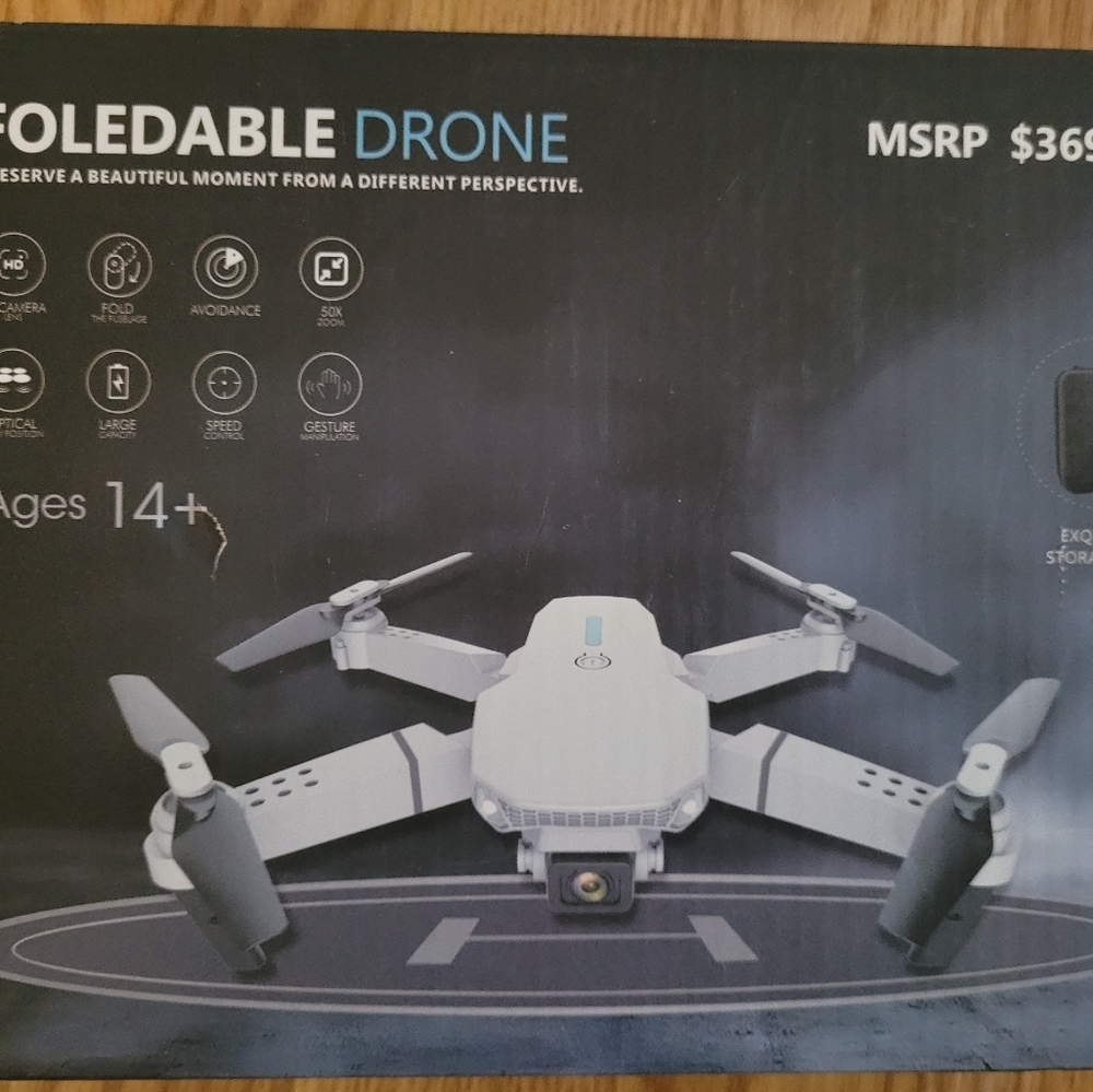 Foldable Drone E88 Dual Cameras 8K Ultra Pro